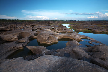 stone in river side from thailand