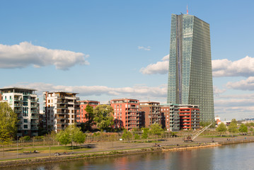 EZB / ECB European Central Bank at Main river