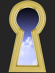 Keyhole.