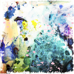 abstract watercolor background - 64223981