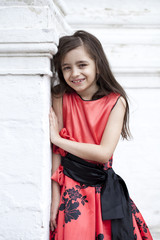 Portrait of a beautiful little girl