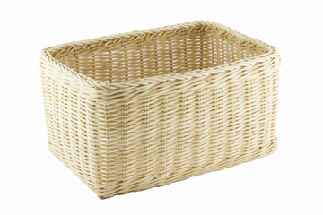 Basketwork isolated on the white background