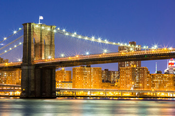 Fototapeta na wymiar Brooklyn bridge New York
