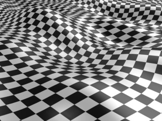 Checkered flag texture.
