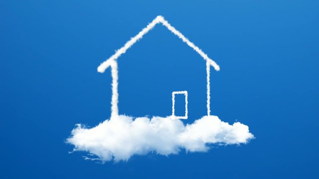 house on cloud