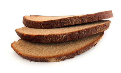 Slices of rye bread