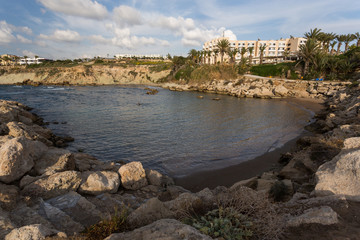 Crique et plage de Vrachia Beach