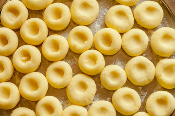 Set of home made silesian noodle