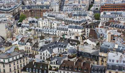 Panele Szklane Podświetlane  Paryż, dachy