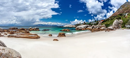 Foto auf Acrylglas Südafrika Felsbrocken Strand