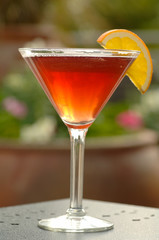 Red Martini Cocktail