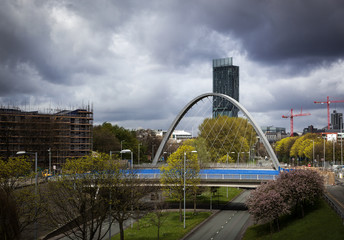 Arch bridge Manchester
