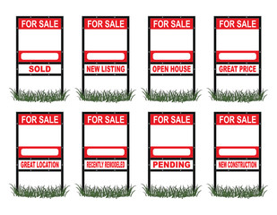 Real Estate For Sale Sign Standard