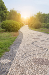 park gravel trail