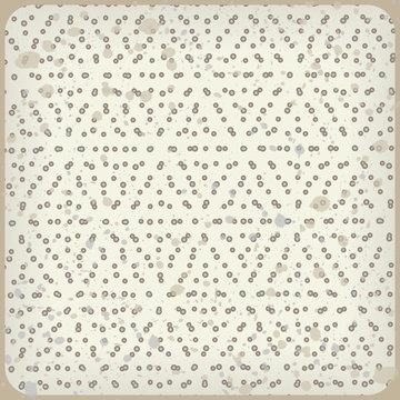 Polka dot background. Rhombus pattern. Vintage vector
