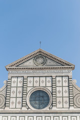 Fototapeta na wymiar Santa Maria Novella church in Florence, Italy