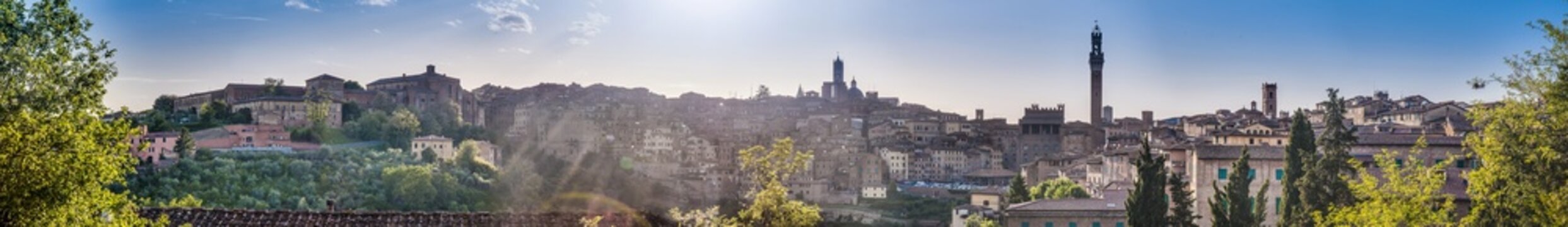 Siena Skyline as seen from San Francesco, Tuscany, Italy