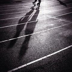 running couple on track