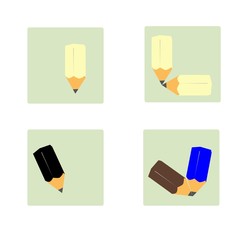 Paint and writing tools collection