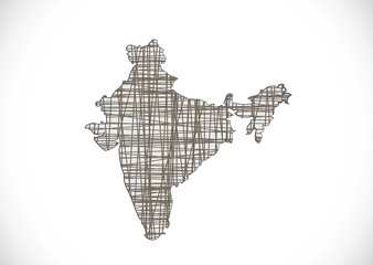 Map of India  idea design
