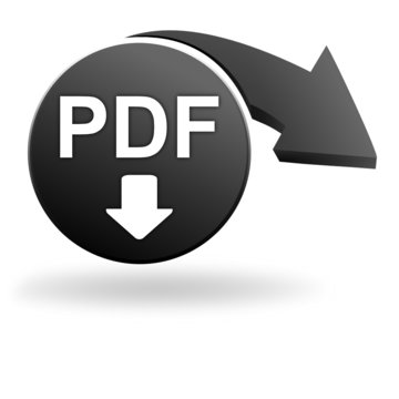 t&eacute;l&eacute;chargement pdf sur symbole noir