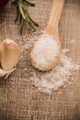 Salt and onion