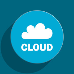 cloud flat vector icon