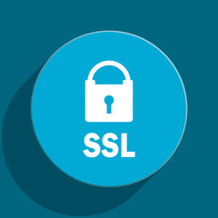 ssl flat vector icon
