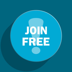 join free flat icon