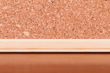 Cork Board on Wooden Table