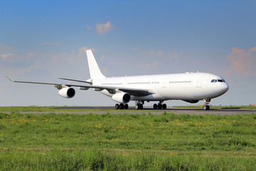 White aircraft