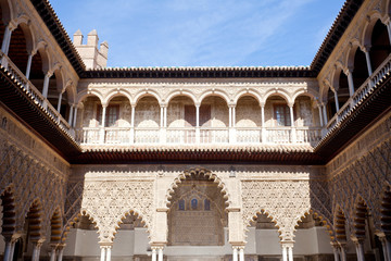 Fototapeta na wymiar Royal Alcazars of Seville, Spain