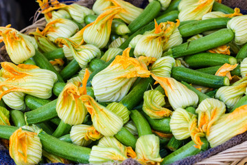 Zucchini flowers