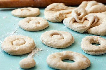 Baking cookies