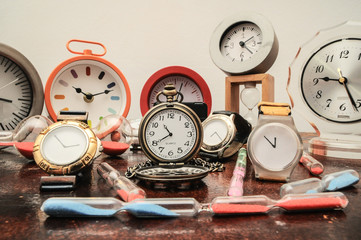Many different Clocks