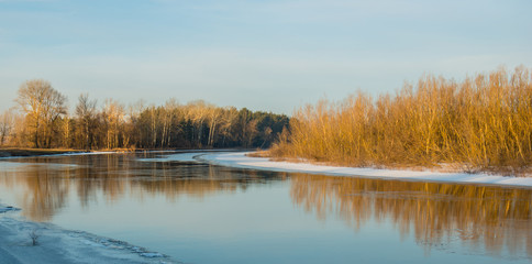 Winter and River