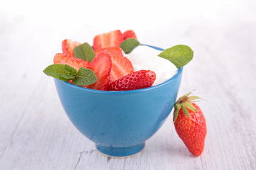 strawberry and cream