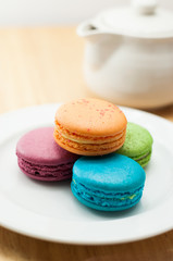 French macaroons .Dessert