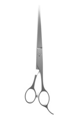 realistic 3d render of hair scissors