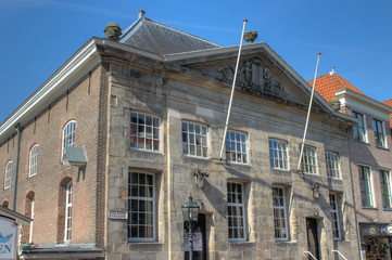 Obraz premium Vleeshall Delft Nederland