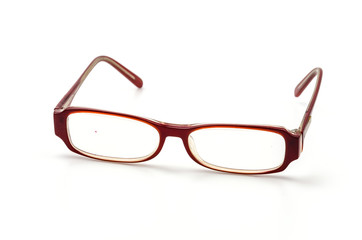 Eyeglasses isolated white background