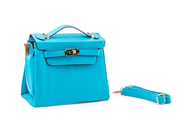 Handbag isolated white background