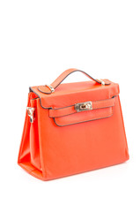 Handbag isolated white background