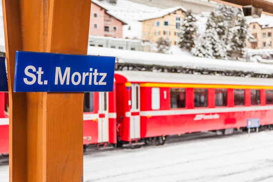 St. Moritz Train Station