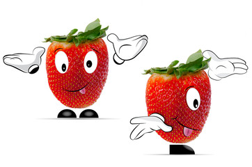 2 Erdbeeren