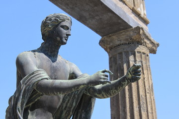 Temple d'Apollon à Pompéi - Italie