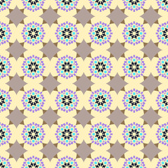 Seamless abstract geometric pattern