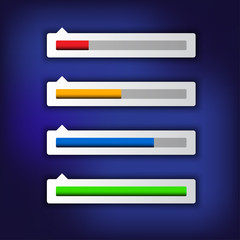 Simple modern loading bar, vector illustration for your webside