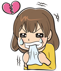 Obraz premium Kobieta, która traci miłość