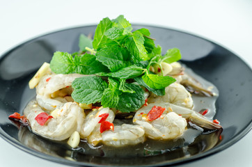 shrimp in fish sauce,hot and spicy
